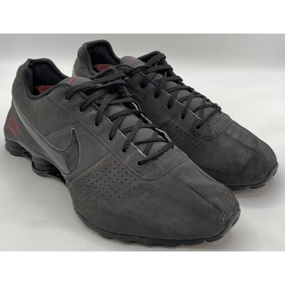 Nike Shox Deliver 2012 Men\'s Size 13 Running Shoes 317547-066 Black/Gray/Red main image 10